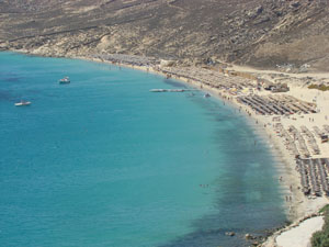 Spiaggia di Elia a Mykonos